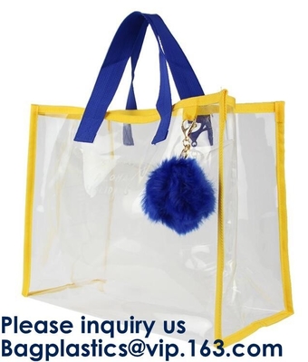 El holograma casual del color del caramelo de Tote Bag New High Quality del verano de las mujeres empaqueta la bolsa de plástico clara transparente femenina del Pvc de la playa