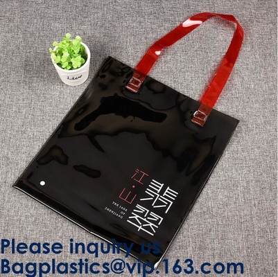 Bolso picovoltio del maquillaje del laser del bolso TPU de la playa del Pvc de la prenda impermeable del PVC Tote Bag Fashion Large Capacity del plástico transparente grande del tamaño que hace compras
