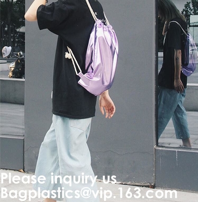 Bolso de cuero de la bolsa de la PU del lazo para el espray que hidrata el instrumento facial del cuidado, lazo iridiscente B de la cincha de la imitación de cuero de la PU