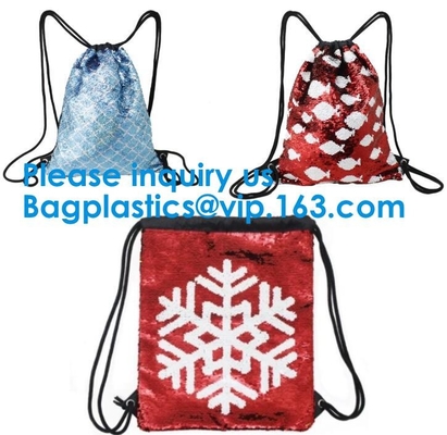 Bolso de cuero impreso de encargo de la PU del lazo de la Navidad del bolso de lazo de la fábrica de China, tela del bolso de cuero 210D de la PU del lazo,