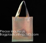 Playa promocional transparente de encargo reutilizable Tote Bags Women, bagease, paquete del plástico transparente de las señoras de los artículos del bolso de compras del PVC
