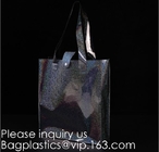 Playa promocional transparente de encargo reutilizable Tote Bags Women, bagease, paquete del plástico transparente de las señoras de los artículos del bolso de compras del PVC