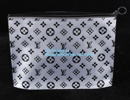 el bolso de la suspensión para el embalaje de la ropa interior del bebé, protección del medio ambiente modificó los bolsos del resbalador para requisitos particulares, bolsos de la cerradura de la cremallera con el resbalador, cremallera l