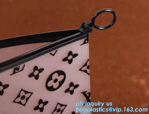 la cremallera clara durable del resbalador del PVC se coloca encima del bolso, bolso del resbalador para la ropa de empaquetado, ropa interior, bolso de la nuez con el resbalador k, a