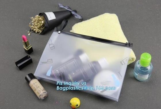 Bolsos cosméticos de la cremallera del resbalador de la mini cremallera plástica del PVC con el bolso cosmético impreso, promocional del maquillaje para utilizar cosmeti hermoso del pvc
