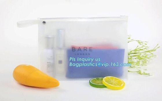 bolso que embala helado del resbalador de la cerradura de la cremallera, herramienta cosmética que empaqueta resbalando los bolsos de la cremallera, bolsos impermeables del resbalador del PE k