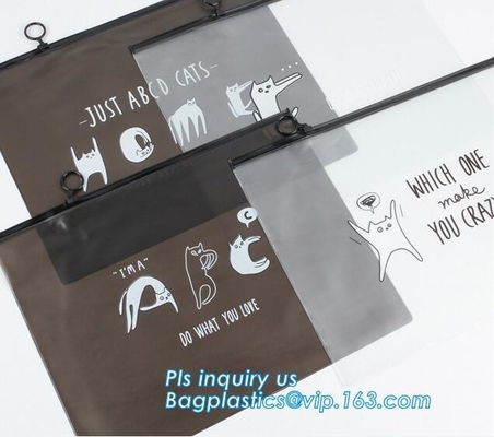 Dólares americanos de bolso de k con el resbalador, la bolsa de plástico de empaquetado de la cerradura de la cremallera de la diapositiva del boutique del bolso del paño con el resbalador, consumidor Produc