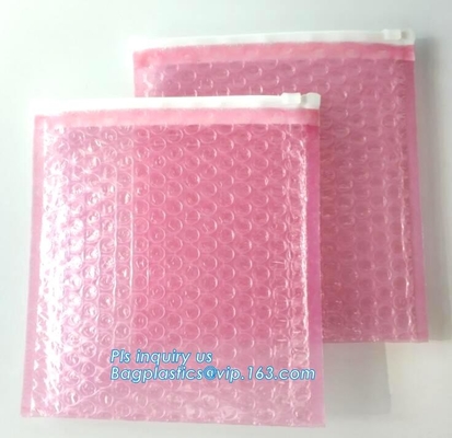 El uso de la protección para los bolsos de empaquetado cosméticos del resbalador, resbalador polivinílico de encargo de los bolsos empaqueta, el bolso de burbuja reutilizable del resbalador que embala, H