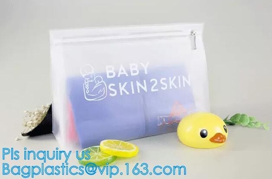bolsos para las plumas de los lápices, bolsos de empaquetado cosméticos del resbalador de k del PVC con la cremallera de la diapositiva, zipl modificado para requisitos particulares amistoso del resbalador del eco