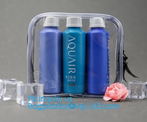 bolso cosmético claro del PVC del bolso del maquillaje el mini, bolsas Tote Clear Transparent Cosmetic Travel del bolso del maquillaje del PVC empaqueta, lleva, dirige