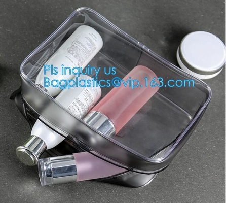 La buena moda del diseño Zippered el bolso del maquillaje del PVC, bolso cosmético del pvc del bolso olográfico del maquillaje, bolsa divertida portátil del maquillaje del viaje