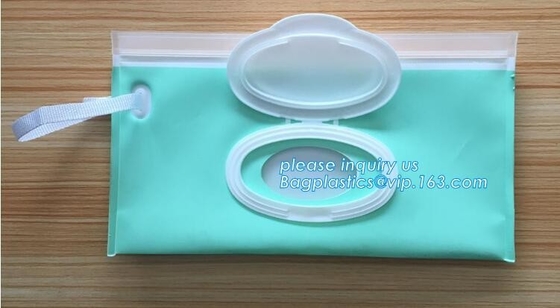 Bolsos mojados del envase de plástico del tejido del bolso mojado del tejido del papel de aluminio, bolso de empaquetado del tejido mojado/bolsa mojada del tejido/wrapp mojado del trapo