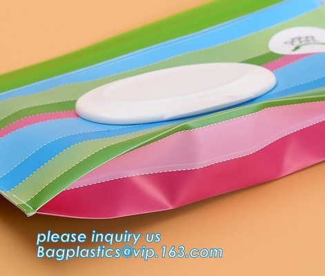 Bolso mojado reutilizable y portátil de la bolsa del trapo, bolso mojado de la bolsa de los trapos de Eva del bebé del escudete reciclable del tejido con el bolso plástico pac del labio