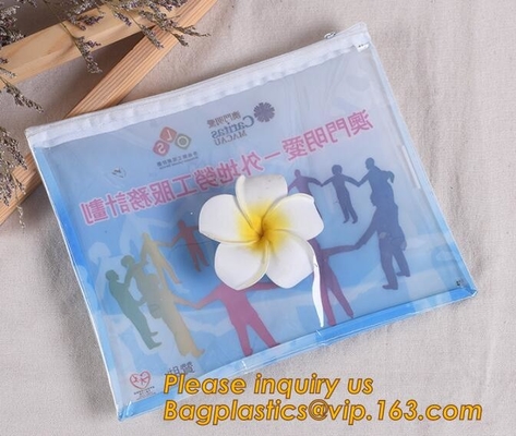 Bolso del fichero de documento de la tela de los efectos de escritorio de la oficina del PVC, carpeta de archivos de los pp/bolso plástico del documento de la cubierta de fichero a4/pvc, vagos de las cuentas de la tarjeta de la bolsa