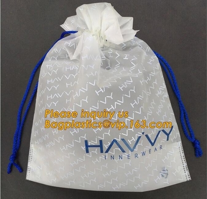 la maicena basó la bolsa de plástico biodegradable amistosa impresa de encargo del lavadero del lazo del hotel de Eco de la venta al por mayor con el logotipo
