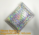 El bolso de burbuja de empaquetado colorido metálico caliente de la cremallera de Bagease para el empaquetado cosmético, bolsos de burbuja de k se hace de PET/CP