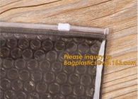 Los mini pequeños bolsos de las bolsas k con los anuncios publicitarios de la burbuja de la cremallera de las bolsas de plástico de la cremallera del resbalador con la película del laser/crean bagease para requisitos particulares