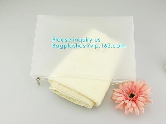 La bolsa cosmética de encargo de EVA Pouch Reusable Bag Cosmetic del lazo recicló el maquillaje EVE Flute Pouches blanca
