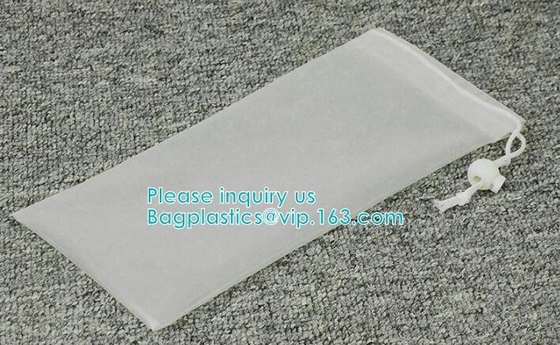 La bolsa cosmética de encargo de EVA Pouch Reusable Bag Cosmetic del lazo recicló el maquillaje EVE Flute Pouches blanca