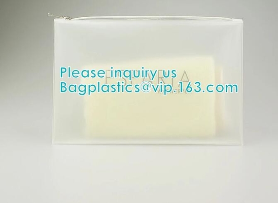 La bolsa cosmética de encargo de EVA Pouch Reusable Bag Cosmetic del lazo recicló el maquillaje EVE Flute Pouches blanca