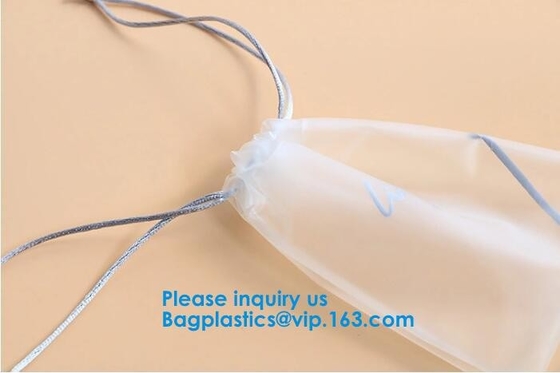 La bolsa cosmética de encargo de EVA Pouch Reusable Bag Cosmetic del lazo recicló el maquillaje EVE Flute Pouches blanca