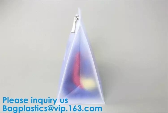 Bolso plástico de la cremallera del resbalador del PVC del PPE del CPE de Eva de la bolsa de la cremallera de la cerradura de la ropa del bolso del HDPE de encargo impermeable del LDPE