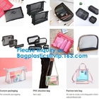 Mesh Makeup Cosmetic Bag de nylon negro/pequeño Mesh Make Up Cosmetic Bag de nylon, Mesh Cosmetic Bag Neceser Toiletry organiza