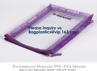 CPE polivinílico material, mini bolso cosmético claro del bolso del maquillaje del Pvc del PVC de la cremallera que se puede volver a sellar cosmética del resbalador del PVC del maquillaje