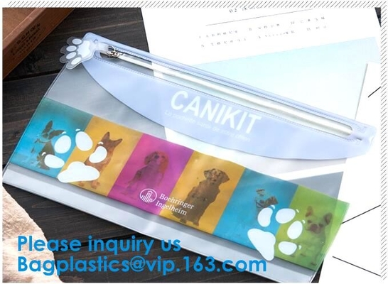 Bolso del resbalador de la cerradura de la cremallera de ECO/la bolsa de poliéster que se puede volver a sellar de la cremallera del resbalador del PVC, bolso que embala de Databundles, bolso plástico transparente Pou de la cremallera