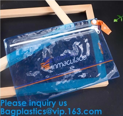 La cremallera horizontal empaqueta bolsos de la cremallera del diseño que Logo Frosted Poly Bags For viste el empaquetado del bolso de la playa del bikini del traje de baño de la camisa
