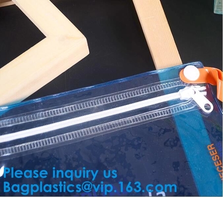 La cremallera horizontal empaqueta bolsos de la cremallera del diseño que Logo Frosted Poly Bags For viste el empaquetado del bolso de la playa del bikini del traje de baño de la camisa