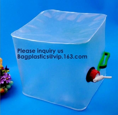 El tanque de agua del PVC del vinilo, bolso portátil del tanque, PVC de nylon FO del PVC Tote Bag Food Safety Grade del claro de la bolsa de plástico del bolso del agua potable