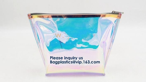 La bolsa de plástico clara transparente con la cremallera, la bolsa de plástico plana del bolso de la cremallera del resbalador del PVC del PVC de la cremallera respetuosa del medio ambiente del resbalador para Docu
