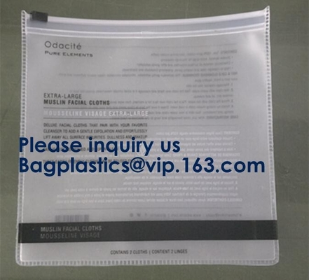 Bolso claro del Pvc k del vinilo del bolso cosmético del Pvc de la cremallera del resbalador, bolso mate del resbalador de la cremallera del PVC con el anillo, Bagease, Bagplastics