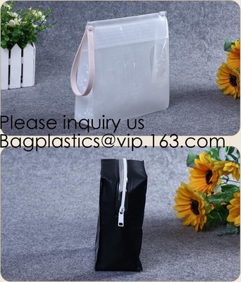 Fichero de periódico del documento del vinilo Pen Zipper Bags, bolso de la bolsa de la prenda impermeable de la cremallera del resbalador del Pvc del bolso de la moneda, no tóxico respetuoso del medio ambiente