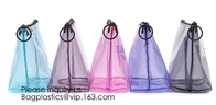 La bolsa cosmética transparente del bolso del Pvc del almacenamiento de la prenda impermeable de la capa doble con la manija, forma el cosmético del Pvc del brillo de las muchachas lindas
