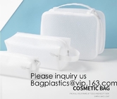 Bolso cosmético impermeable transparente del PVC del laser de Shell Travel Pouch Dazzle Colour de señoras, bolso cosmético del maquillaje, bagease