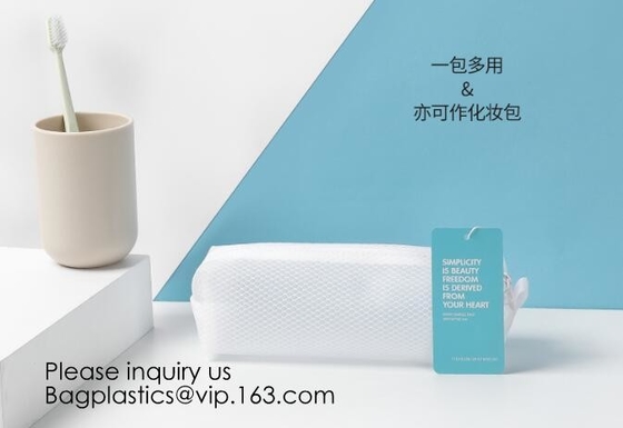 Bolsa cosmética del artículo de tocador de la cremallera del viaje del PVC del claro del maquillaje, bolsa del artículo de tocador del viaje, bolsa olográfica del maquillaje, bagease, bagplast