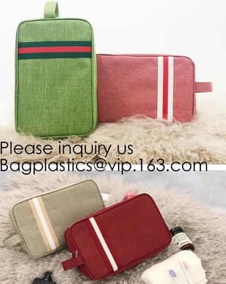Organizador cosmético Toiletry Bag, bolso cosmético de la lona del viaje del poliéster de los hombres del artículo de tocador del bolso del maquillaje práctico del viaje de la lona de la bolsa