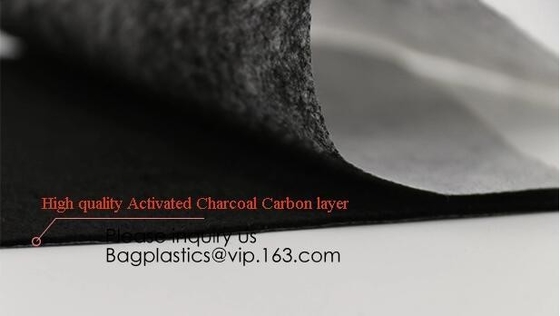 Bolsa y caso inodoros del almacenamiento del escondite de la prueba del olor de la muestra del bolso para los accesorios de las hierbas, la bolsa del almacenamiento y la línea hediondos del carbono del caso