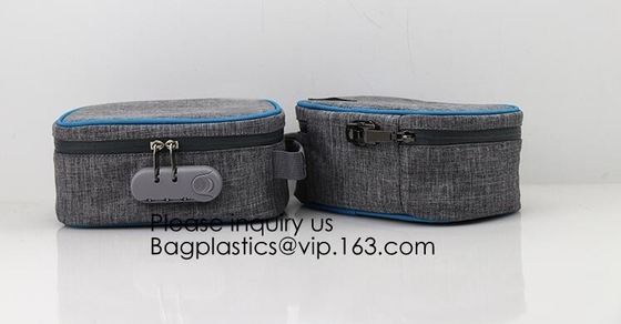 Las hierbas y las mercancías consumibles frescas guardan, huelen el bolso de la prueba - bolsos inodoros del envase del escondite - 11" x 6" - el almacenamiento alineado carbono P