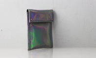 El carbono del PVC del laser alineó el pequeño bolso 11x7 - tienda de la prueba del olor del bolsillo todos sus accesorios que fumaban hediondos con la cerradura combinada,