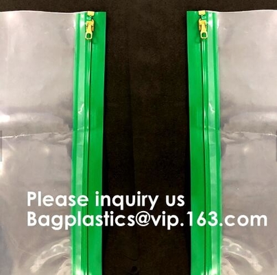 El bolso del documento de la cerradura de la cremallera del PVC de Mesh Clear de la carpeta de archivos de la oficina del resbalador del metal, cartera del fichero de la carpeta relampagó el paquete del bolso del documento de la cerradura