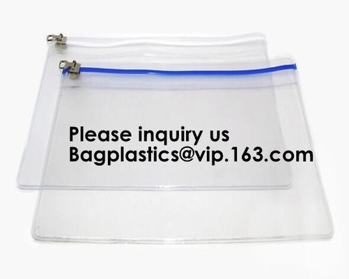 Bolso de impresión ambiental por encargo de la sujeción rápida del bolso del fichero del bolso del Pvc Eva Pe k de la fábrica, paquete de la carpeta de archivos de A4 k