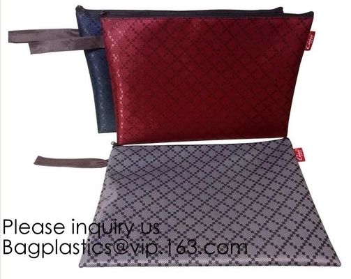 Bolso de lino de la cremallera de la bolsa de los efectos de escritorio de los estudiantes para Pen Polyester School Pencil Bag Pen Case, caja del filtro de la bolsa de los efectos de escritorio Cosmet