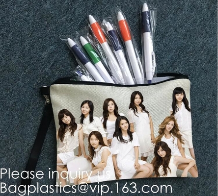 Bolsa/bolso/caja promocionales del lápiz de los efectos de escritorio de la escuela del neopreno, efectos de escritorio Pen Case Pencil Bag de la carpeta de archivos del bolso del documento