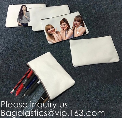 El estudiante Creative Canvas Stationery de la fábrica del bolso del lápiz de la lona empaqueta el lápiz de múltiples capas B de la capacidad grande de las muchachas coreanas de la versión