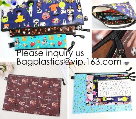 Bolso Zippered lona de algodón barata de los efectos de escritorio de la bolsa 16oz del caso con la calidad promocional China de Logo For Office School Travel