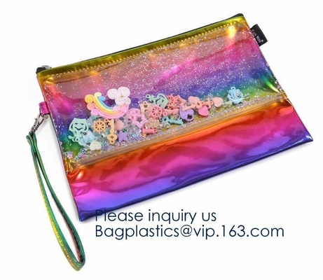 Bolso cosmético modificado para requisitos particulares bolsa del artículo de tocador del bolso del maquillaje de EVA del proveedor de China, bolsa impermeable EVA Women Co portátil del maquillaje del vinilo