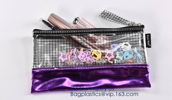 Bolso cosmético modificado para requisitos particulares bolsa del artículo de tocador del bolso del maquillaje de EVA del proveedor de China, bolsa impermeable EVA Women Co portátil del maquillaje del vinilo